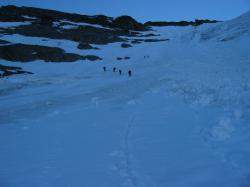 Les Grands Couloirs vus du dessous... m&ecirc;me pas impressionnant...