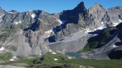 Lac Long et refuge de la Vanoise