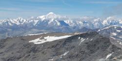 Version italienne de la cha&icirc;ne du Mont-Blanc