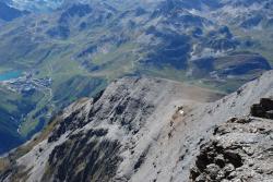 L'ar&ecirc;te qui monte au glacier de la Sassi&egrave;re