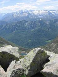 Vue du Pic vers les 3000